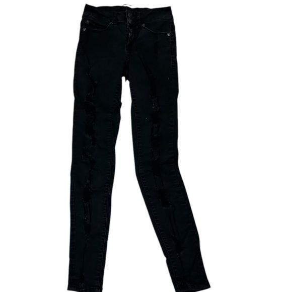 Almost Famous Black Skinny Jeans size00 - Picture 1 of 6